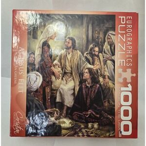 Eurographics At JESUS' Feet 1000 Piece Jigsaw Puzzle Religious‎ Biblical